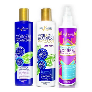 Nekane ® Shampoo Mor + Mascarilla Matizador + Termoprotector Nekane ® Shampoo Mor + Mascarilla Matizador + Termoprotector