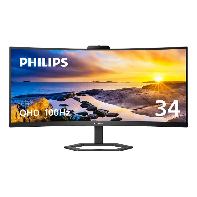 Philips 34e1c5600he Monitor 34 Ultrawide Qhd 21:9 Con Hello