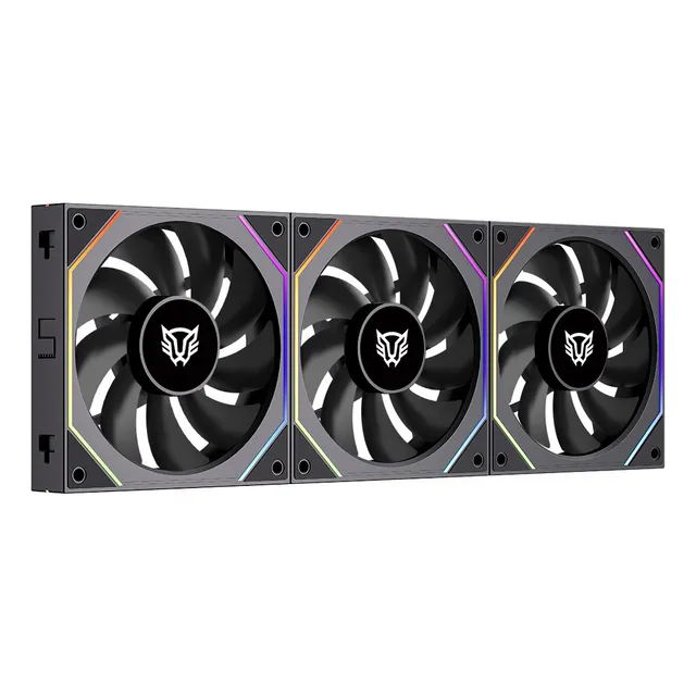 Kit 3 Ventiladores Magenticos Para Pc Eolox Link Exl95