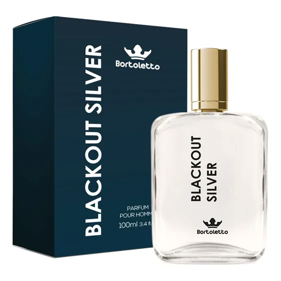 Perfume Para Homem Blackout Silver 100 Ml Ref. Importada