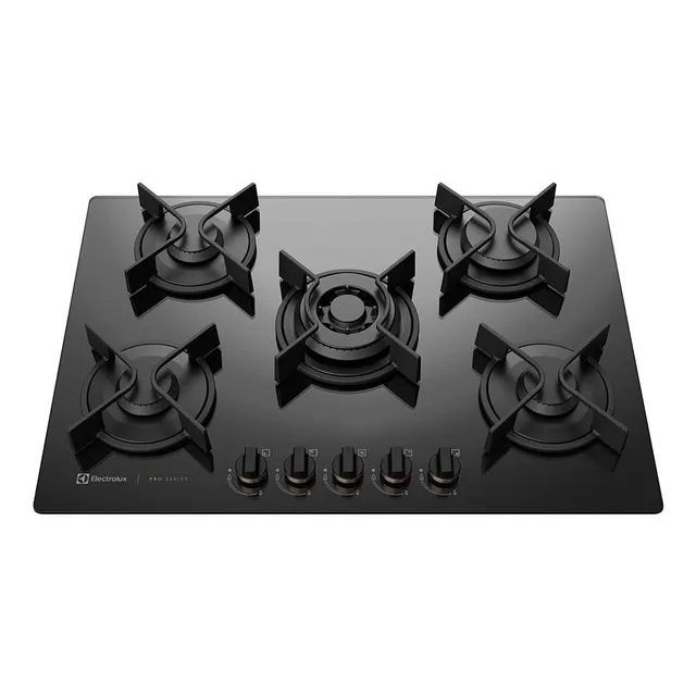 Cooktop 5 Bocas Electrolux A GĂĄs Preto Pro Series (gv75p) Cooktop 5 Bocas Electrolux A GĂĄs Preto Pro Series (gv75p)