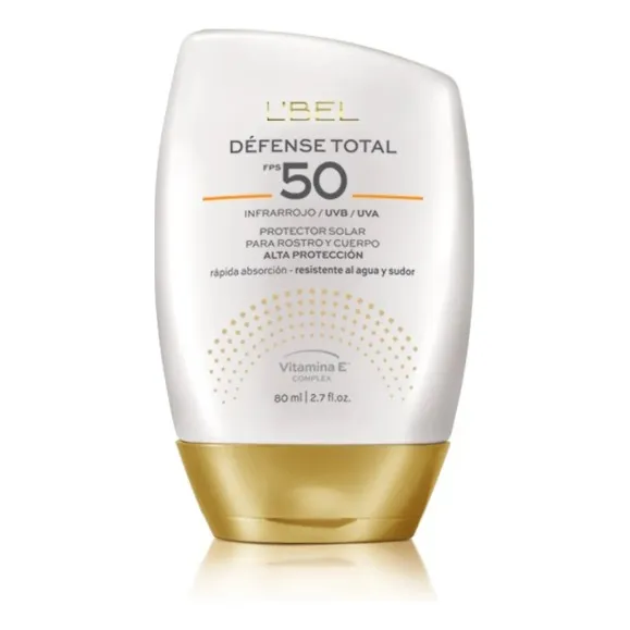 Lbel Protector Solar Defense Total Fps50 Rostro Cuerpo 80ml