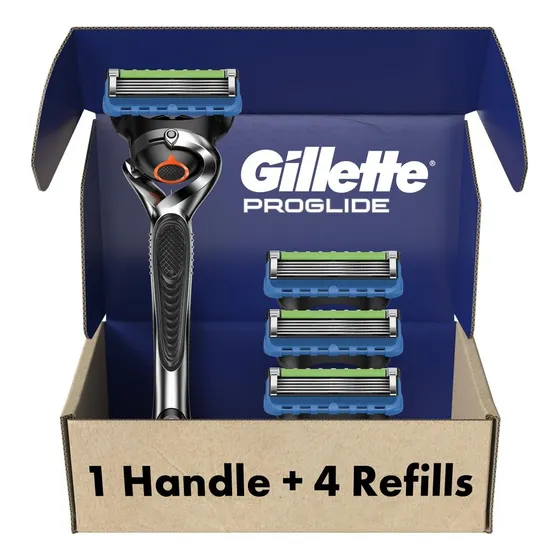 Afeitadora Gillette Proglide Con 4 Cartuchos Rasuradora