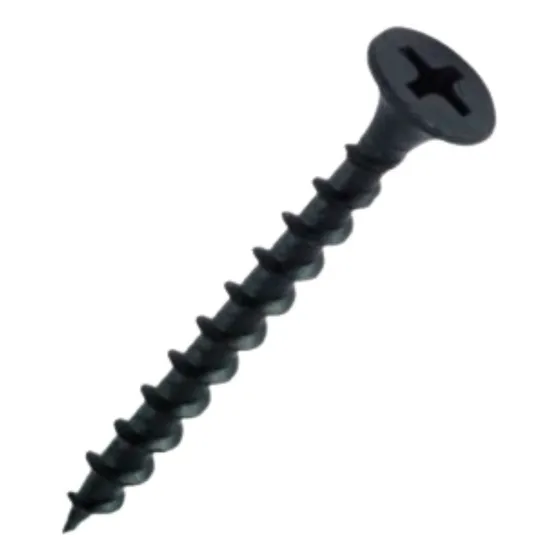 Tornillo Drywall Negro Rosca Fina 6 X 2-2/5  Por 250u