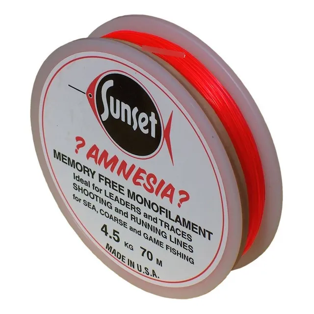 Amnesia Linea Monofilamento Memoria Fl Rojo 30 Lb