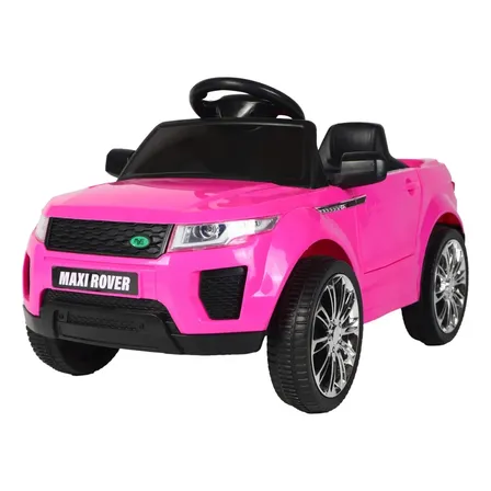 Carro Elétrico Infantil Maxi Rover Frente/re 6v Maxi Toys - Rosa 127v
