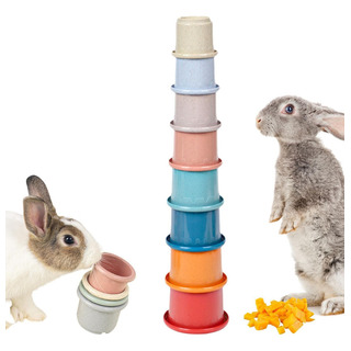 Vasos Apilables Para Conejos -8 Piezas De Juguetes Apilables Vasos Apilables Para Conejos -8 Piezas De Juguetes Apilables