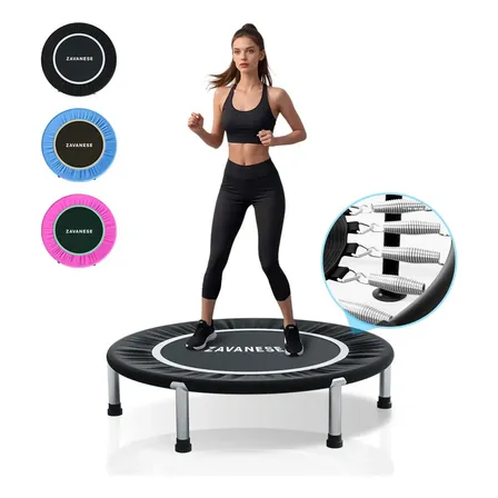 Trampolim Jump Profissional Com Capa Saia Diâmetro 1 M 200kg Preto