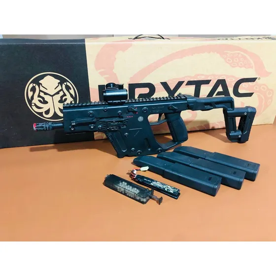 Kriss Vector Krytac Rifle Airsoft Full Metal + Acessórios