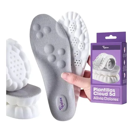 Plantilla Ortopédica Cloud Balox 5d Deportiva 1 Par Fascitis Tamaño de la Plantilla 39/40