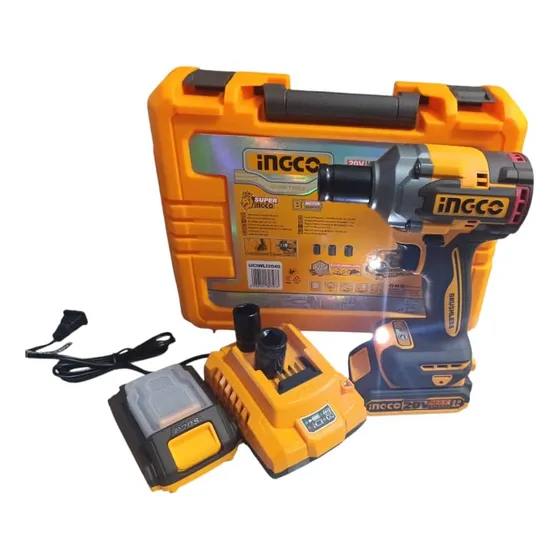 Pistola Llave De Impacto Ingo / 20v+3 Dados De 1/2 / 400n.m