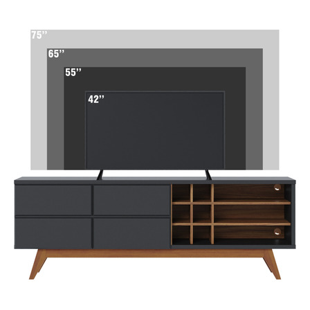 Moveis Mueble Para Tv De Hasta 70 Con Puertas Corredizas Moveis Mueble Para Tv De Hasta 70 Con Puertas Corredizas
