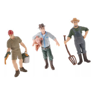 Figuras De Ação Modelo De Fazendeiro De Simulação De 3 Figuras De Ação Modelo De Fazendeiro De Simulação De 3