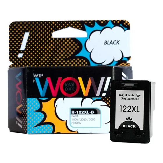 Cartucho Alternativo Para Hp 122xl Negro 1050 2050 3050
