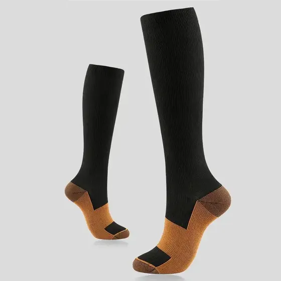 Medias De Compresión, Hombre Y Mujer 20 30 Mm Hg, Talla S/m