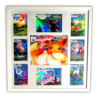 Mega Cuadro Holográfico - Eeveelutions 54 Cm X 54 Cm Mega Cuadro Holográfico - Eeveelutions 54 Cm X 54 Cm