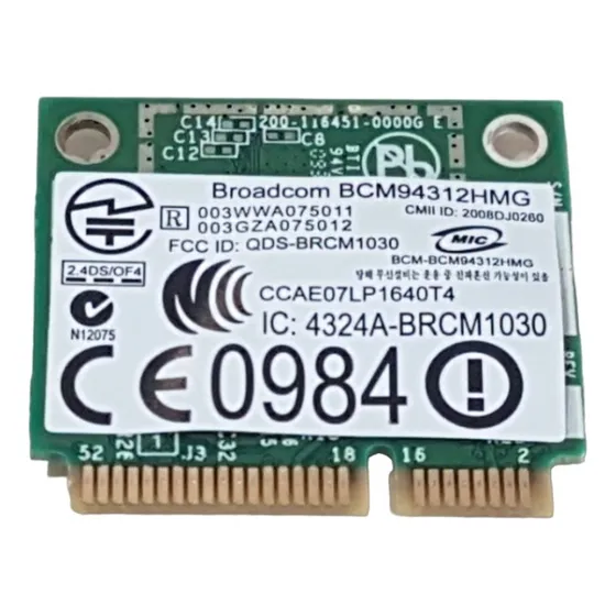 Bcm94312hmg Placa Wifi Para Notebook Dell Latitude E6400