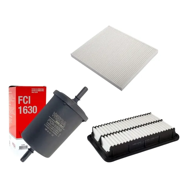 Kit De Filtros Ar Combustível E A/c Hb20 1.0 2012-2019