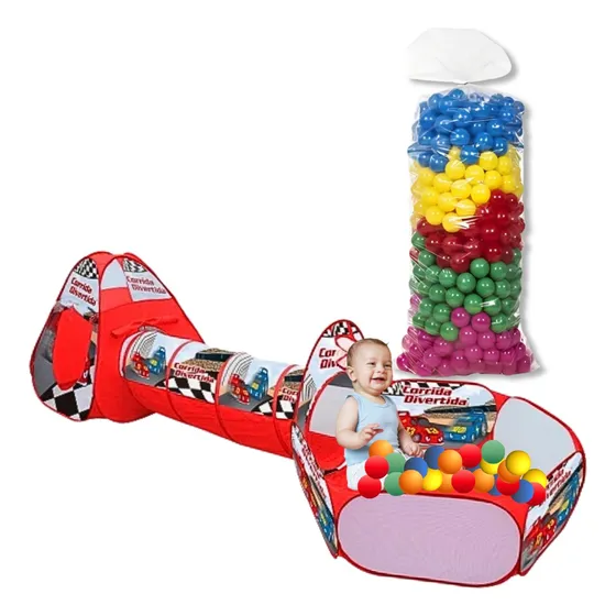 Barraca Infantil Carros Corrida Divertida Bolinha Colorida 