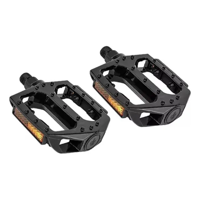 Pedales Aluminio Bmx 9/16 Con Reflector Mtb! Envios Gratis 