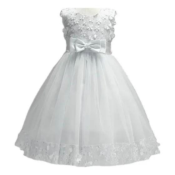 Vestido De Niña Montserrat - Blanco
