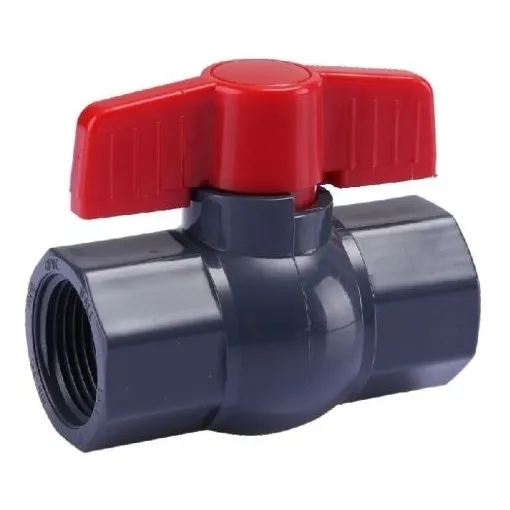 Llave De Paso Válvula Esférica Pvc Plástica 3/4 Pulgada