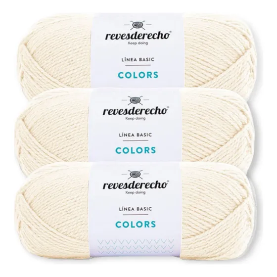 Pack 3 Lanas Colors Revesderecho 300grs