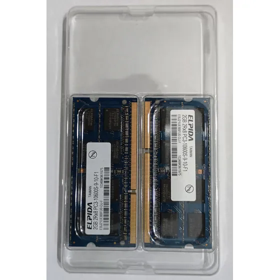 Memoria Ram Elpida Pc3-10600s-9-10-f1 - Ddr3 (2 Gb)