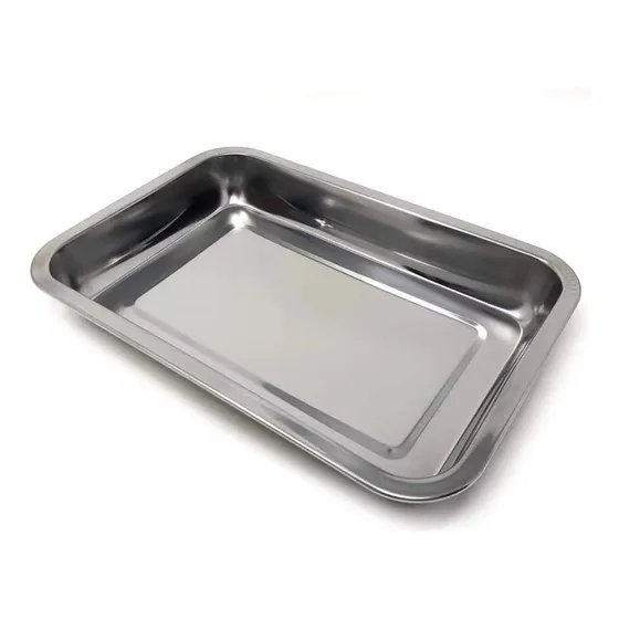 Bandeja Horno Acero Inoxidable 26 X 19 Cm