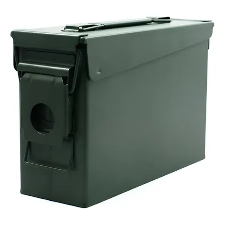 Caixa Multiuso Metal AVB Verde Oliva 27x19x10cm Vedação Borracha