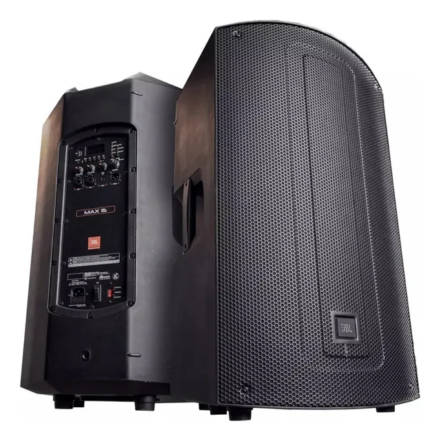 Monitor de escenario JBL MAX 15 portátil con bluetooth waterproof negra 220V