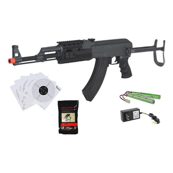 Rifle Asalto Ak 74 Bbs 6mm Airsoft Automatico Electrico Xt C