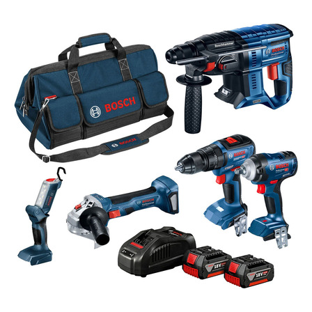 Combo Multiherramientas Bosch Brushless 18v + 2 Bat 4.0 Ah Combo Multiherramientas Bosch Brushless 18v + 2 Bat 4.0 Ah