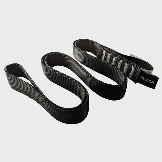 Cinta En Anillo Cosida Y/o Eslinga - Sling Tech 80cm Color Negro