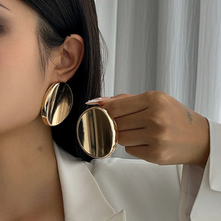 Pendientes Grandes Geométricos Vintage Con Forma De Lazo Líq Pendientes Grandes Geométricos Vintage Con Forma De Lazo Líq