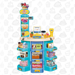 Mercadinho Confeitaria Infantil Doceria Brinquedo 62 Peças Mercadinho Confeitaria Infantil Doceria Brinquedo 62 Peças