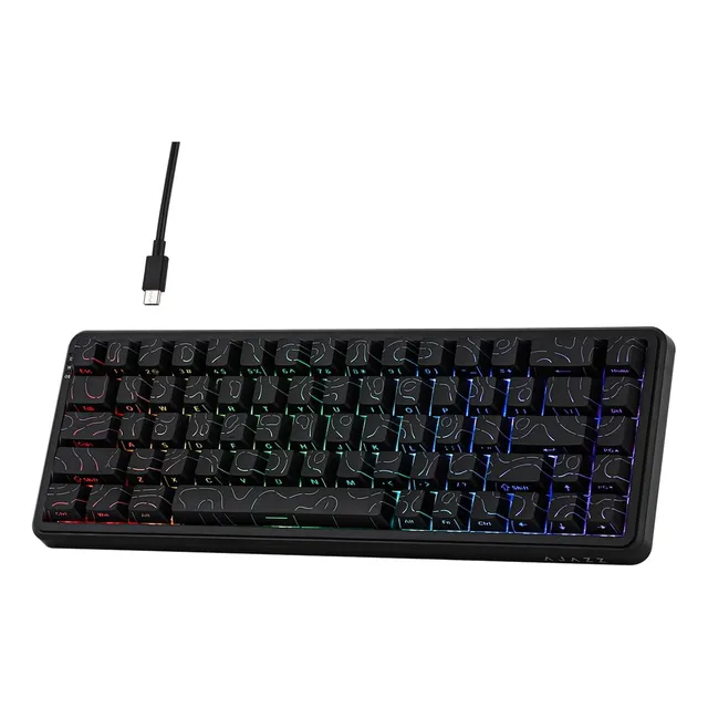 Teclado Gamer Ajazz Ak680 Max Mecanino Magnetico 8k Rgb 60%