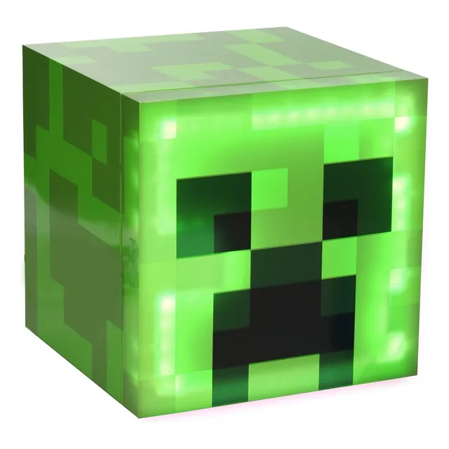 Mini Cooler Diseño Creeper 6.7lt Luz Led Minecraft 20 Grados