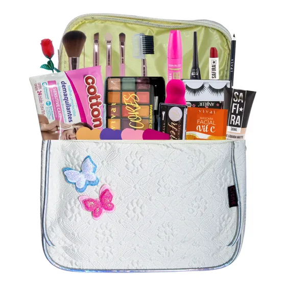 Maquiagem Promoção Completa Barata Kit Combo Bolsa Top