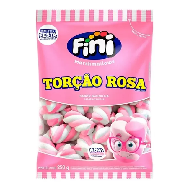 Marshmallow Twist Rosa Fini 250G