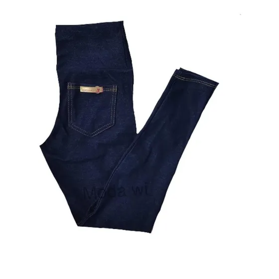 Calça   Legging  Com 2 Bolso Atras   Cotom  Jeans   Promoção