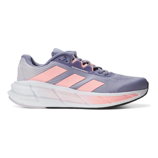 TĂŞnis Esportivo Feminino Questar 3 adidas Violeta E Rosa Lisa 37 Br TĂŞnis Esportivo Feminino Questar 3 adidas Violeta E Rosa Lisa 37 Br