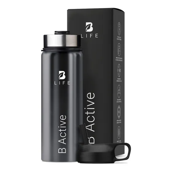 Termo Color Negro 1l. B Life