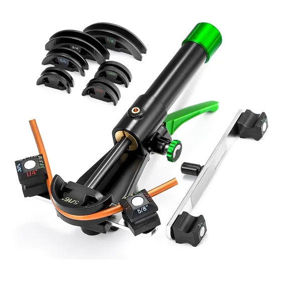 Kit Doblador Hidráulico De Tubos Hvac 1/4 -7/8 , 7 Troqueles