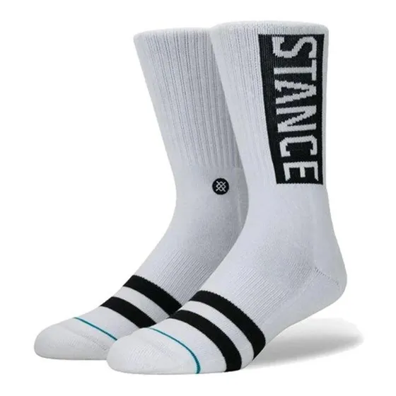 Medias Stance Og - White - La Isla