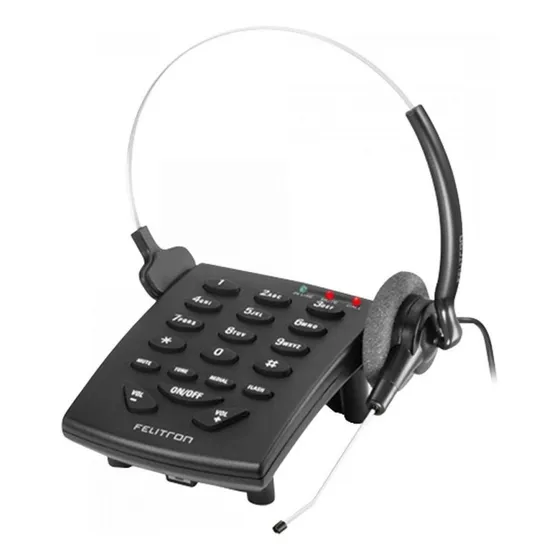 Teléfono Con Auriculares Completos Felitron S8010 S8010 Black Vg