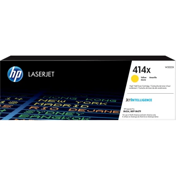 Tóner Hp 414x Amarilo Laserjet Original (w2022x)