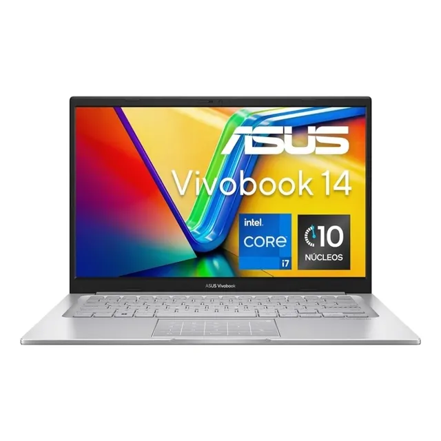 Laptop Asus Vivobook 14 Intel Core I7 16gb Ram 512gb Plata Gris