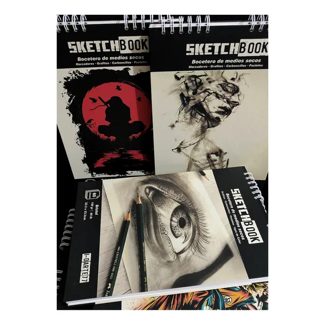 2 Boceteros / Skechtbook Bristol 150gr Para Dibujo Artistic