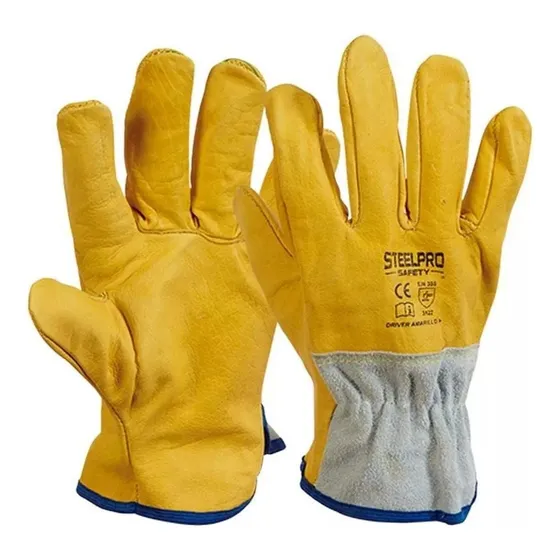 6 Pares Guantes Tipo Ingeniero Certificados Steelpro Driver